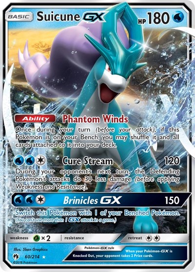 Suicune GX #60 SM - Lost Thunder