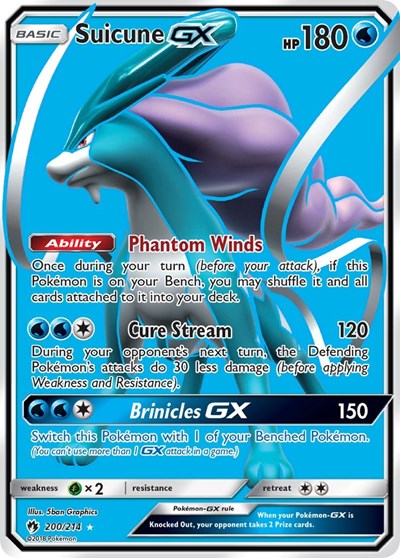 Suicune GX #200 SM - Lost Thunder