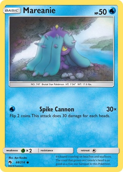 Mareanie #68 SM - Lost Thunder
