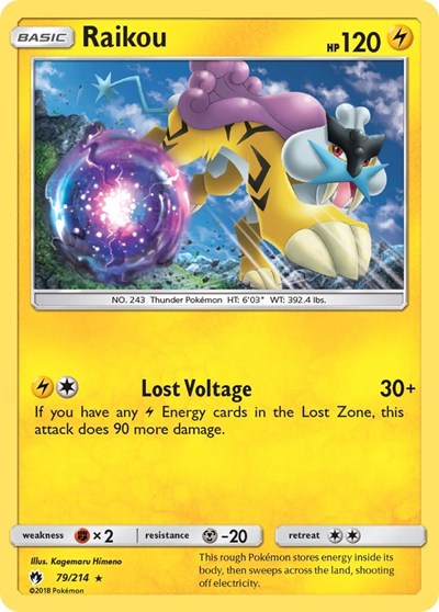 Raikou #79 SM - Lost Thunder