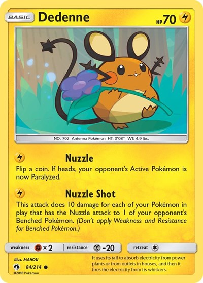Dedenne #84 SM - Lost Thunder