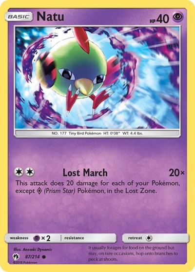 Natu #87 SM - Lost Thunder