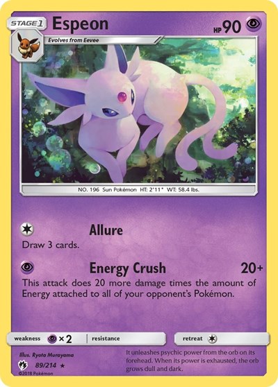 Espeon #89 SM - Lost Thunder