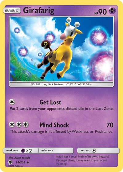 Girafarig #94 SM - Lost Thunder