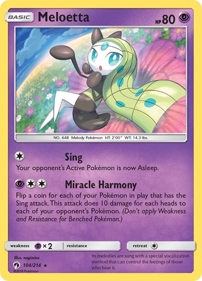 Meloetta #104 SM - Lost Thunder