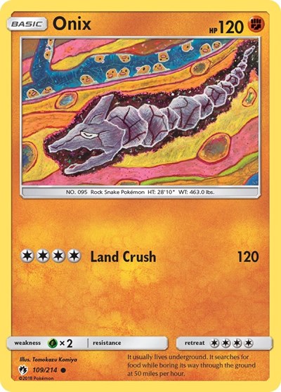 Onix #109 SM - Lost Thunder