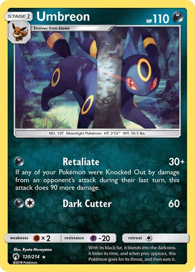 Umbreon #120 SM - Lost Thunder