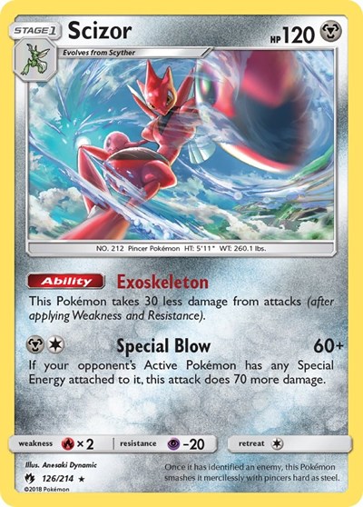 Scizor #126 SM - Lost Thunder