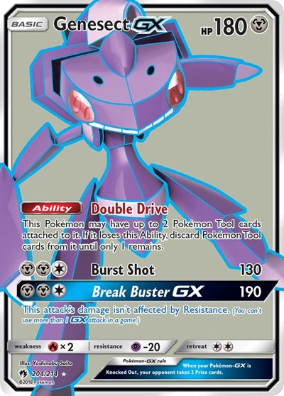 Genesect GX #204 SM - Lost Thunder