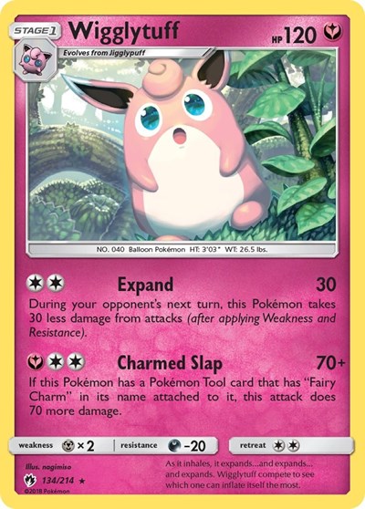 Wigglytuff #134 SM - Lost Thunder