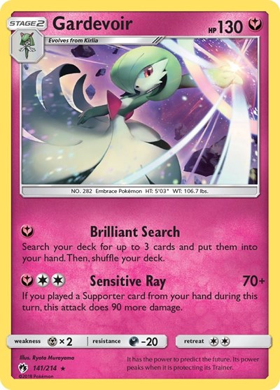 Gardevoir #141 SM - Lost Thunder