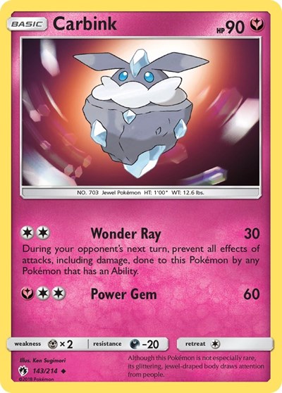 Carbink #143 SM - Lost Thunder