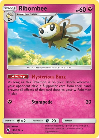 Ribombee #146 SM - Lost Thunder