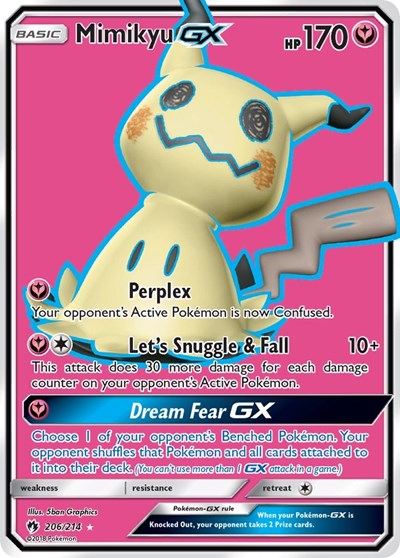 Mimikyu GX #206 SM - Lost Thunder