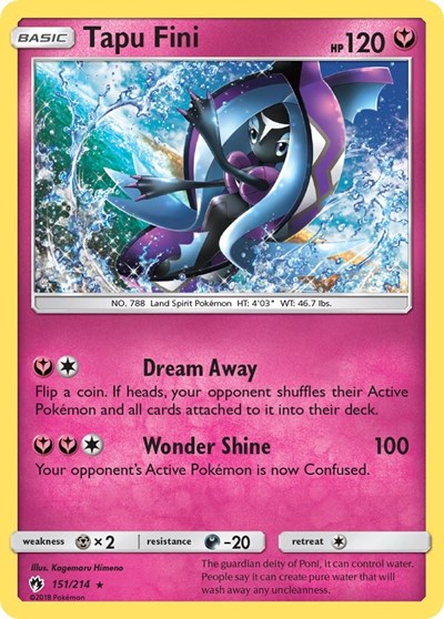 Tapu Fini #151 SM - Lost Thunder