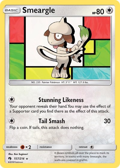 Smeargle #157 SM - Lost Thunder