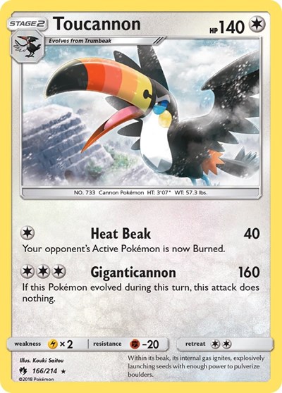 Toucannon #166 SM - Lost Thunder