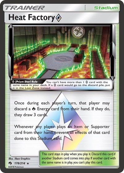 Heat Factory Prism Star #178 SM - Lost Thunder
