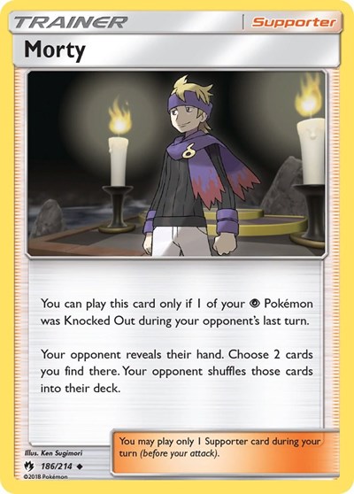 Morty #186 SM - Lost Thunder