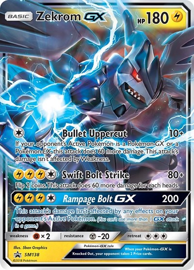 Zekrom GX SM Promos #SM138