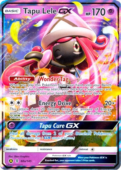 Tapu Lele GX #60A Alternate Art Promos