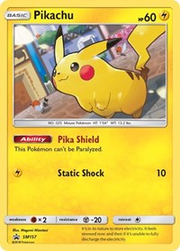 Pikachu #SM157 SM Promos