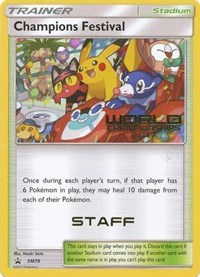 Champions Festival - SM78 (World Championships 2017) [Staff] #SM78 SM Promos