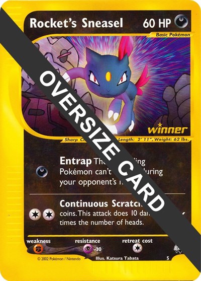 Rocket's Sneasel Jumbo Cards #5