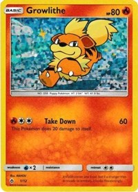 Growlithe #1 McDonald's Promos 2018