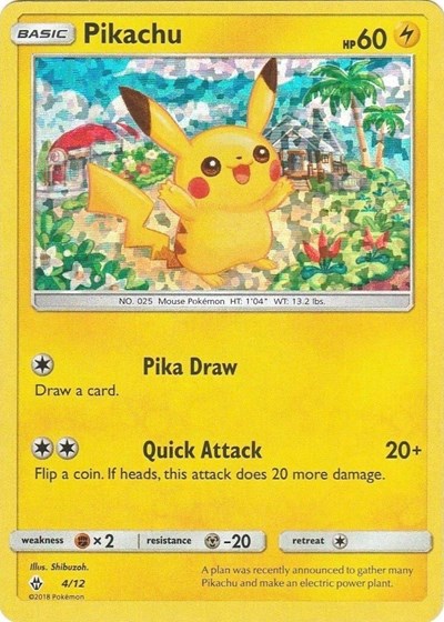 Pikachu #4 McDonald's Promos 2018