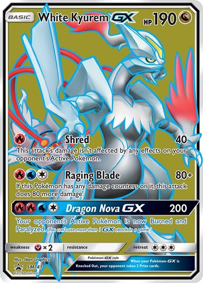 White Kyurem GX #SM141 SM Promos