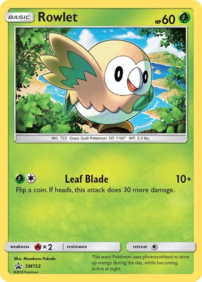 Rowlet SM Promos #SM153