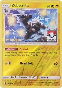 Zebstrika (League Challenge) [1st Place] #82 League & Championship Cards