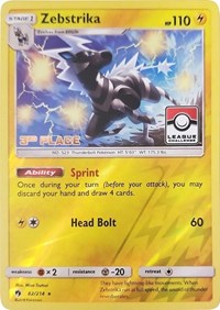 Zebstrika (League Challenge) [3rd Place] #82 League & Championship Cards