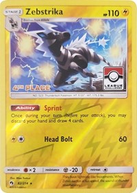Zebstrika (League Challenge) [4th Place] #82 League & Championship Cards