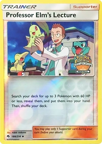 Professor Elm's Lecture #188 League & Championship Cards