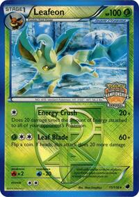 Leafeon #11 League & Championship Cards