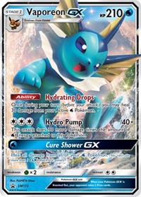 Vaporeon GX SM Promos #SM172