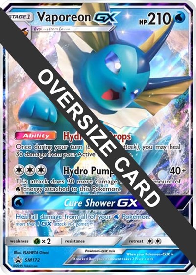 Vaporeon GX #SM172 Jumbo Cards
