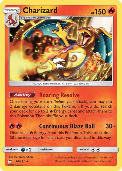 Charizard #14 SM - Team Up