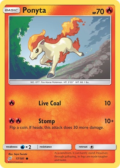Ponyta #17 SM - Team Up