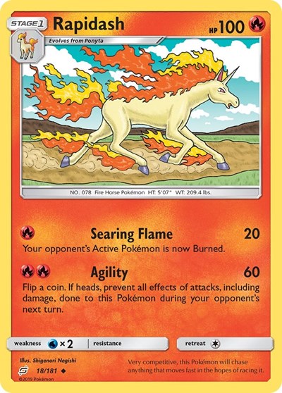 Rapidash #18 SM - Team Up