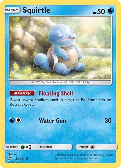 Squirtle #22 SM - Team Up