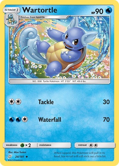 Wartortle #24 SM - Team Up