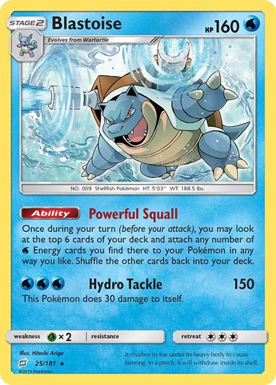 Blastoise #25 SM - Team Up