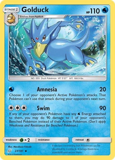 Golduck #27 SM - Team Up