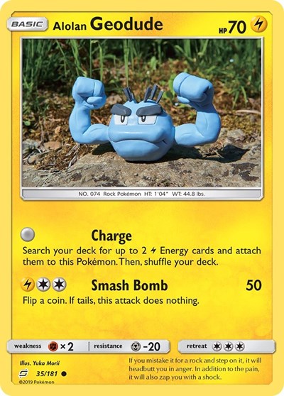 Alolan Geodude #35 SM - Team Up