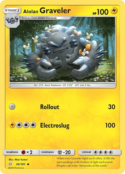 Alolan Graveler #36 SM - Team Up