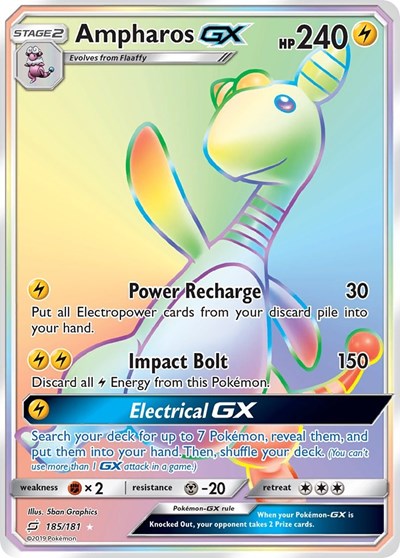Ampharos GX #185 SM - Team Up