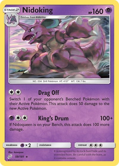 Nidoking #59 SM - Team Up